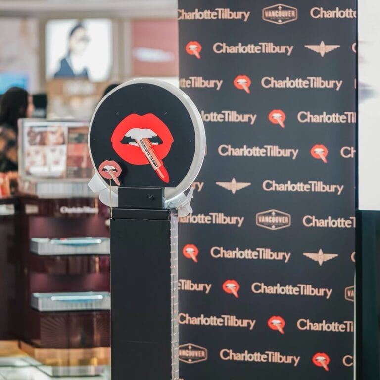 Our branded Ring Light Photo Booth added a touch of sparkle to the @charlottetilbury launch at V (2)