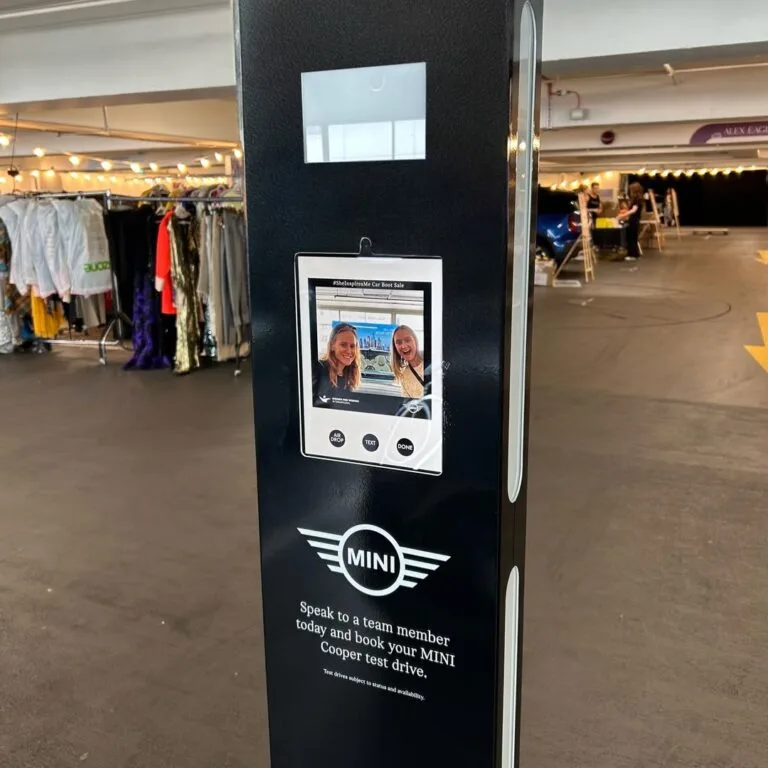 Thrilled to have provided our GIF Photo Booth, complete with a Branded Wrap, for @miniuk’s Test (2)